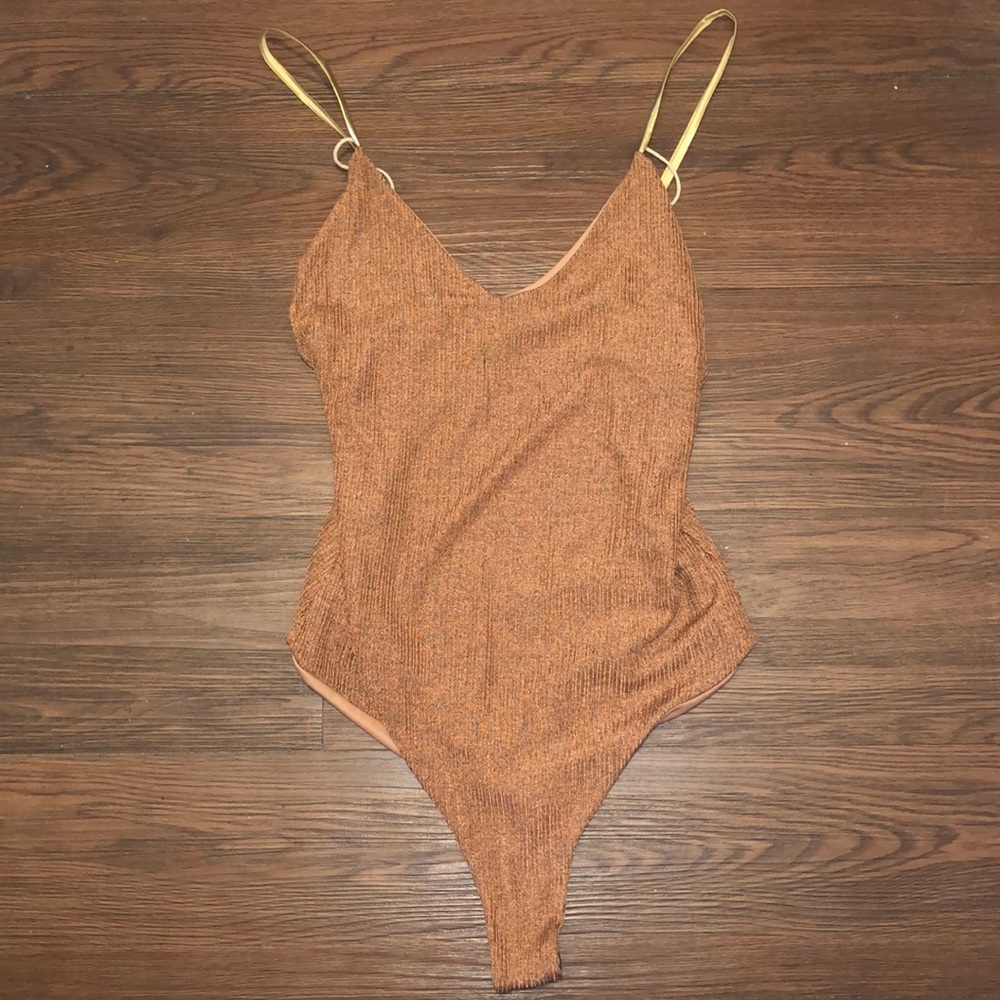Copper bodysuit